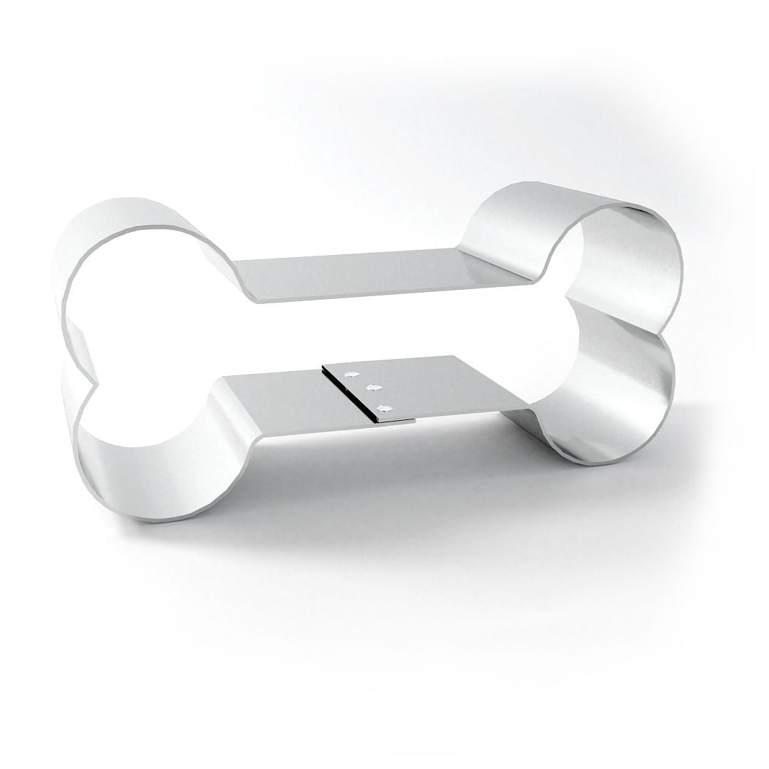 Frosted Sprinkles Dog Bone Biscuit Cookie Cutter Double-sided, Stainless Steel (Grade 316L SS/ 3",4",5")