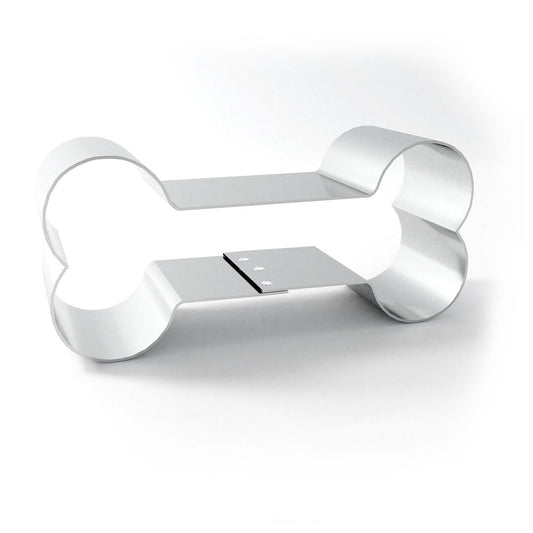 Frosted Sprinkles Dog Bone Biscuit Cookie Cutter Double-sided, Stainless Steel (Grade 316L SS/ 3",4",5")