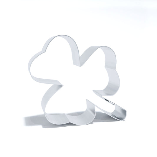 Frosted Sprinkles Double-sided Shamrock Cookie Cutter, Made in USA Stainless Steel