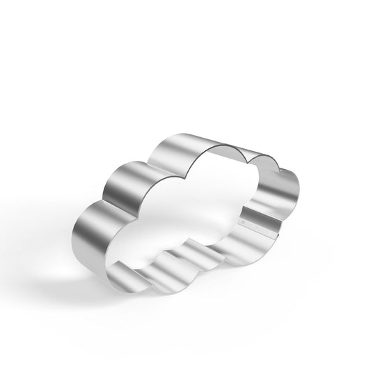 Frosted Sprinkles Double-sided Cumulus Cloud Cookie Cutter, Made in USA Stainless Steel