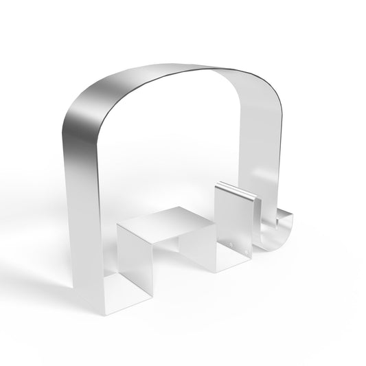 Frosted Sprinkles Double-Sided GOP Elephant Cookie Cutter, Made in US Stainless Steel