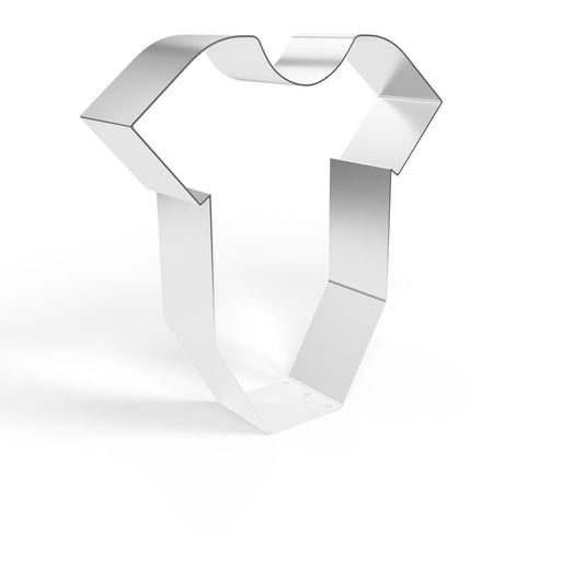 Frosted Sprinkles Double-Sided Baby Bodysuit Cookie Cutter, Made in US Stainless Steel