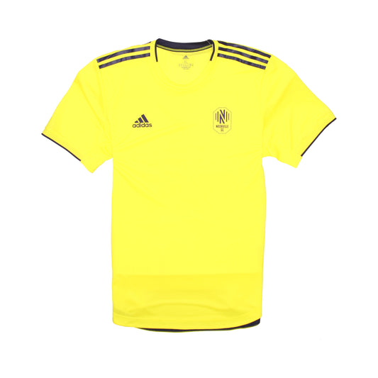 Adidas Mens Yellow Graphic MLS Nashville SC 20/21 Home Jersey