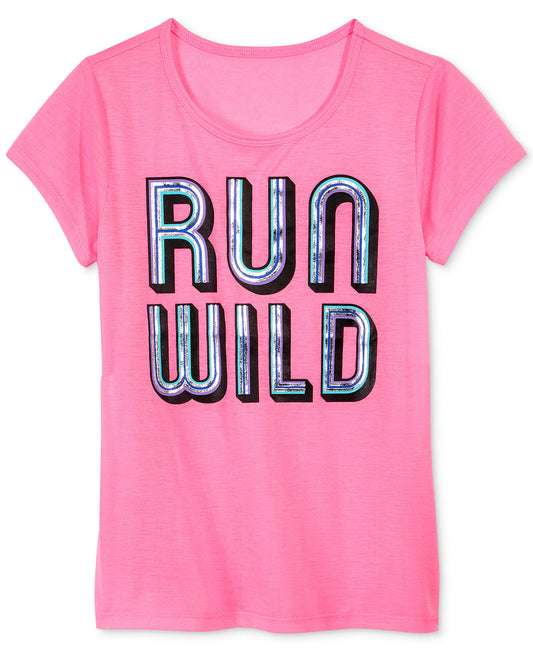Ideology Girls Graphic-Print T-Shirt Tee Shirt