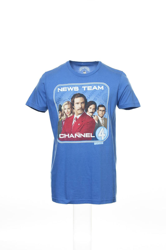 Generic Men's Blue Graphic T-Shirt