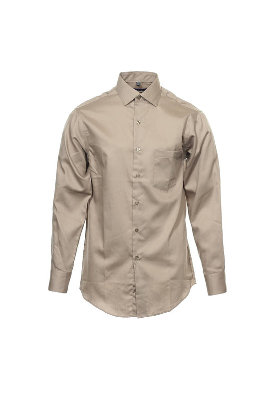 Geoffrey Beene Men's Beige Button Down Shirt