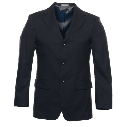 Geoffrey Beene Mens Navy Wool 3 Button Sport Coat Jacket