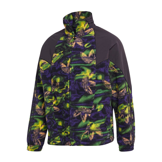 Adidas Originals Mens Trefoil Polarfleece Print Full Zip Sweatshirt