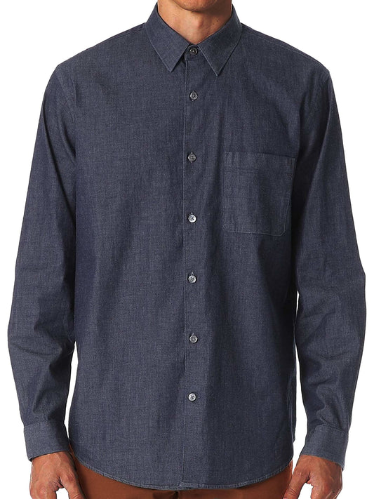 Theory 'Turini' Men's Indigo Rammy Button Down Shirt