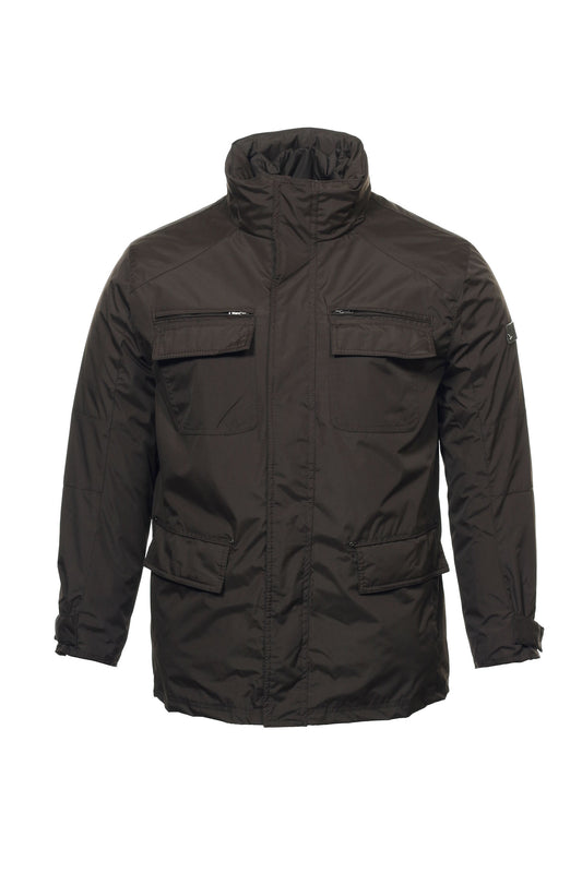 Hawke & Co. Mens Brown Rain Coat