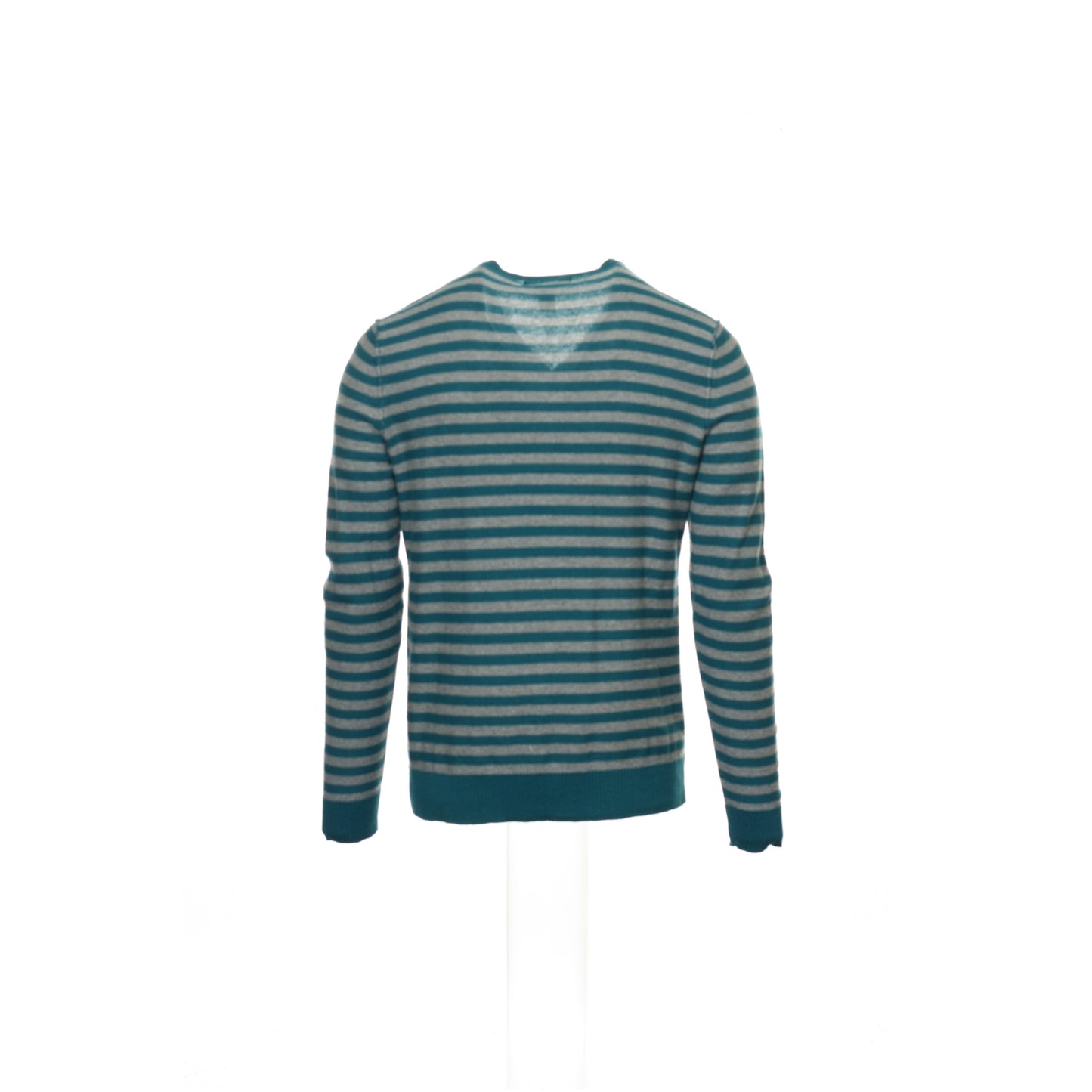 INC International Concepts Men's Green Striped V-Neck Sweater