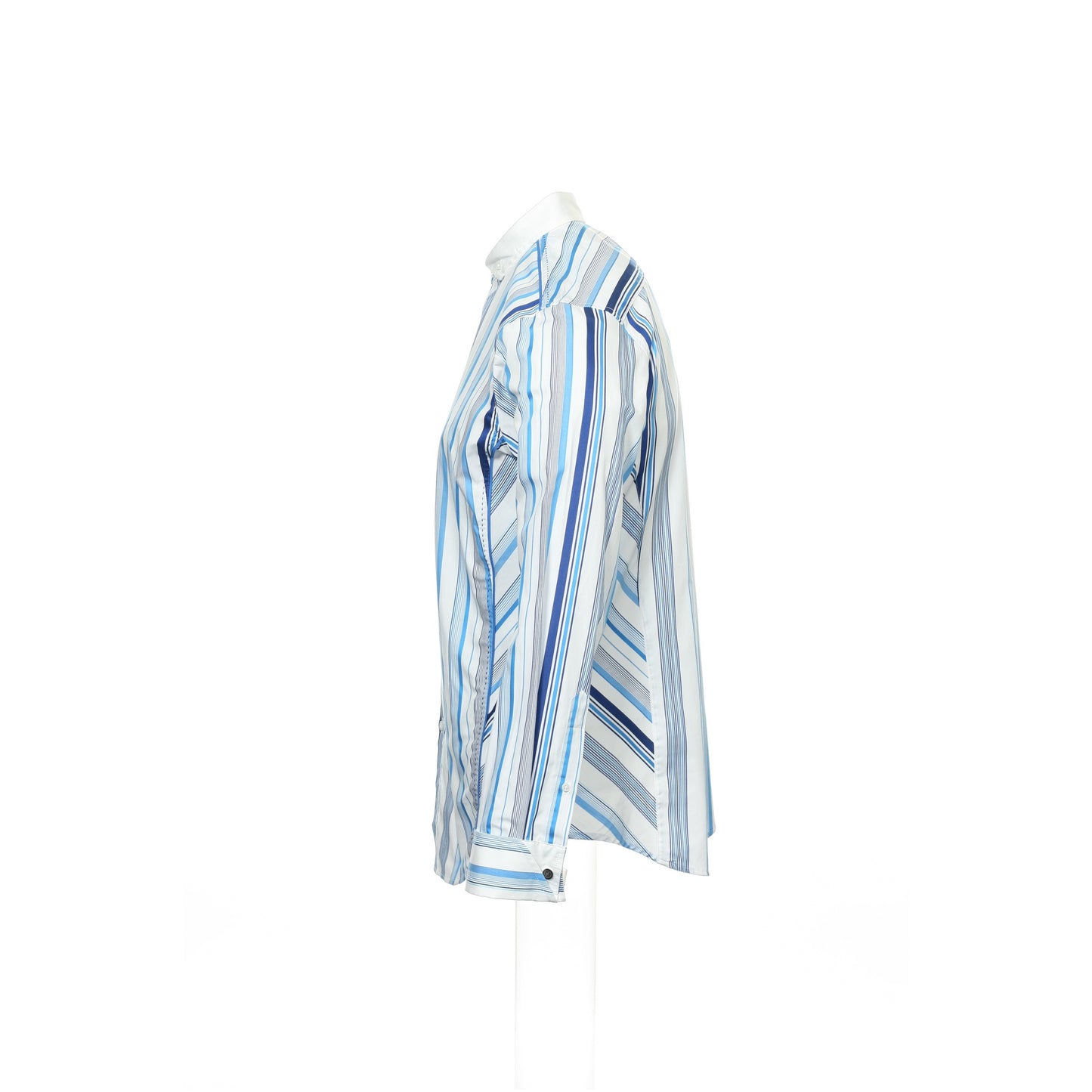 INC International Concepts Men's Light Blue Striped Button Down Shirt