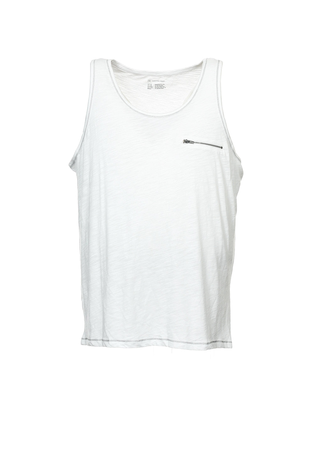 INC International Concepts Men's White Heather Tank Top