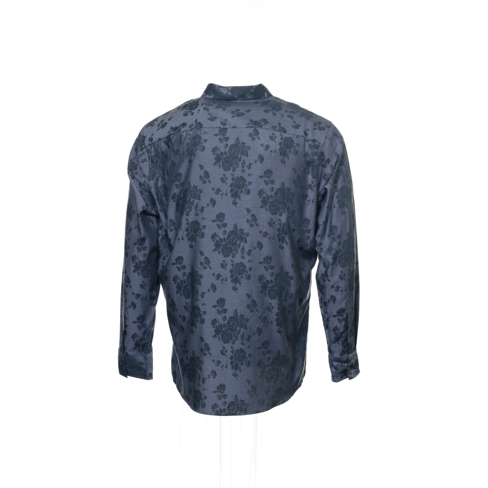 INC International Concepts Men's Blue Floral Button Down Shirt