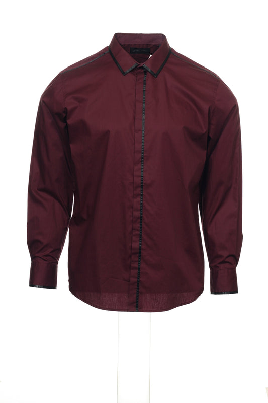 INC International Concepts Men's Burgundy Button Down Shirt