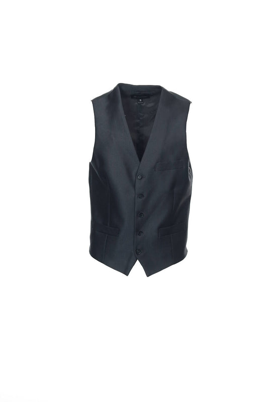 INC International Concepts Mens Gray Herringbone Suit Vest