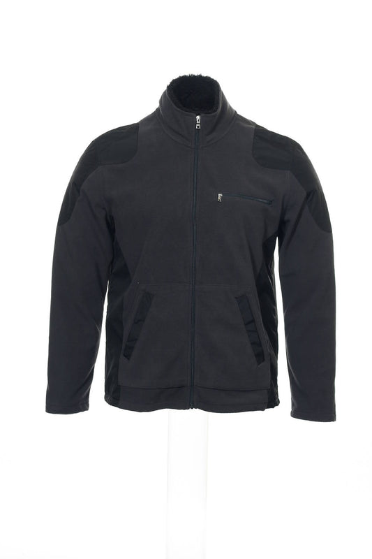 INC International Concepts Men's Gray Color Block Fleece Jacket