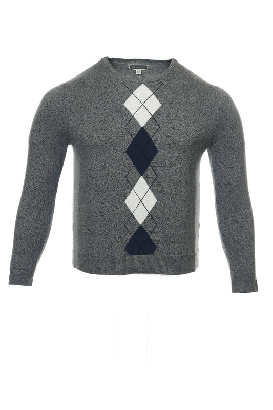 INC International Concepts Men's Gray Heather Crew Neck Sweater