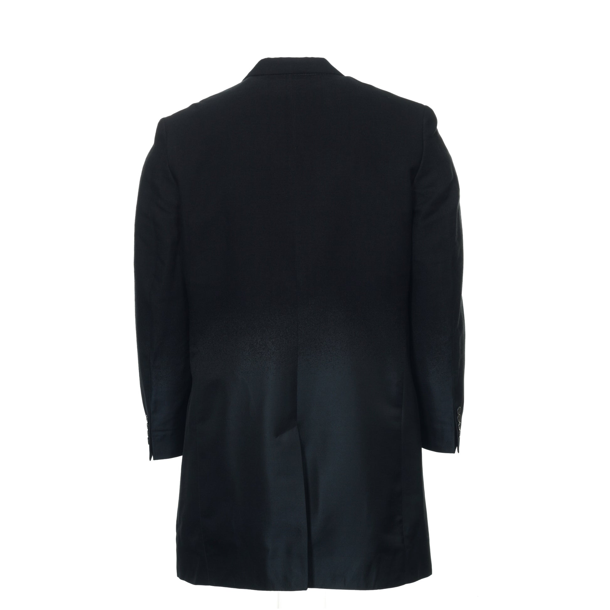 INC International Concepts Mens Black Gradient Ombre Trench Coat