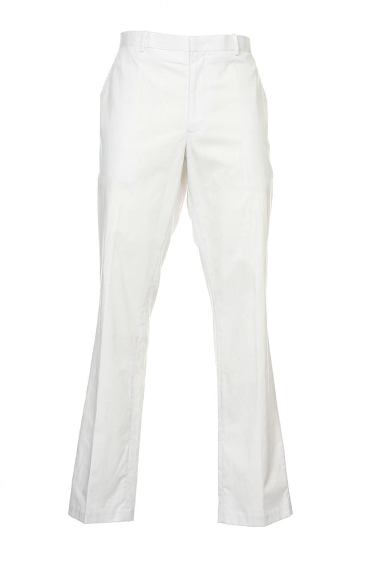 INC International Concepts Men's Off White Heather Flat Front Pants