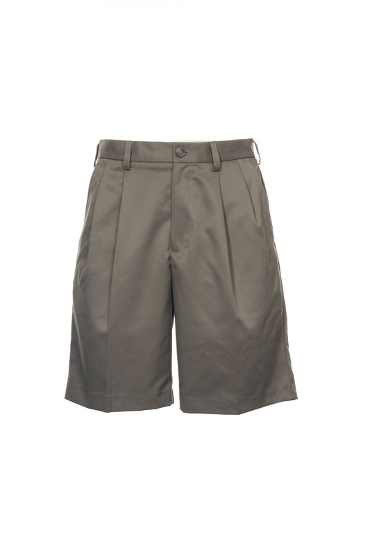 Izod Men's Taupe Pleated Walking Shorts
