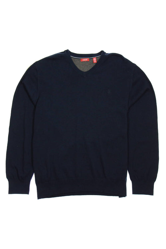 Izod Men's Blue V-Neck Sweater