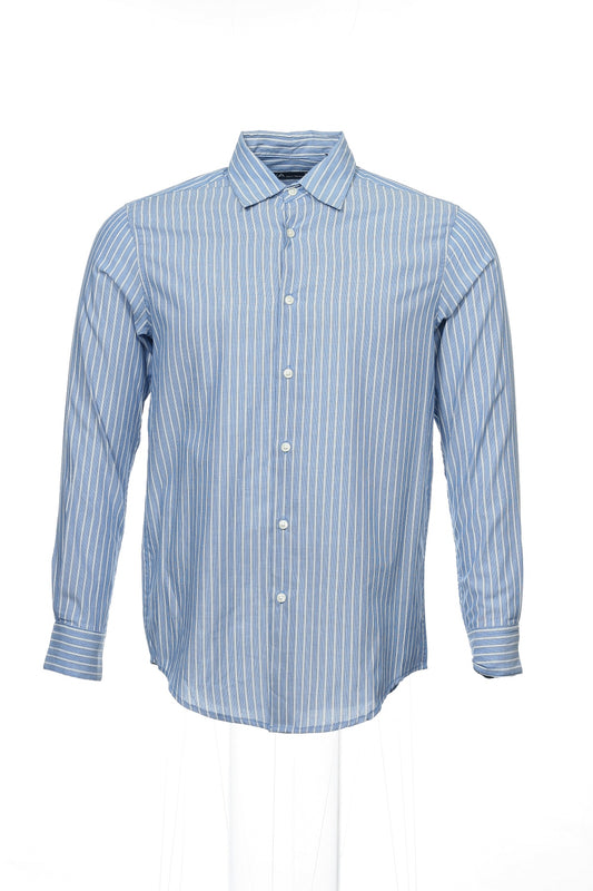 John Ashford Men's Light Blue Button Down Shirt