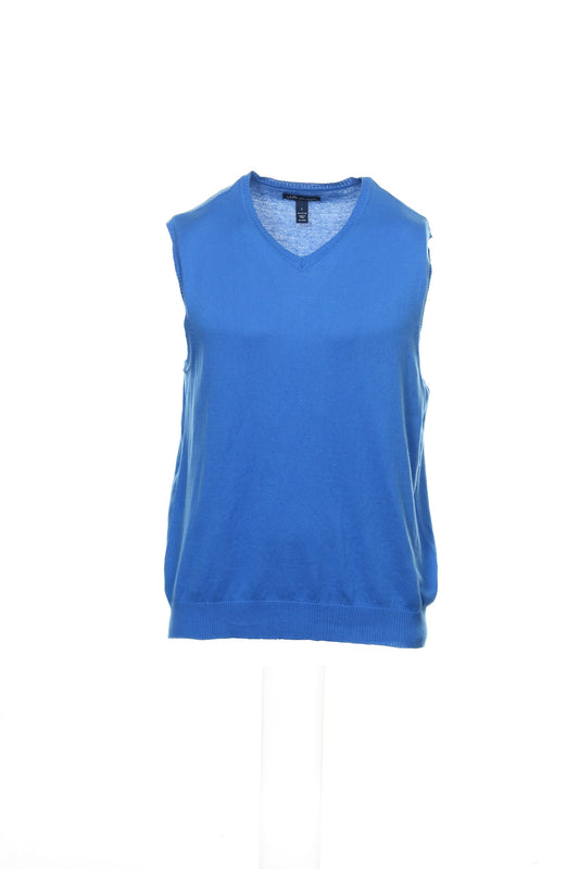 JA by John Ashford Men's Blue Heather Sweater Vest