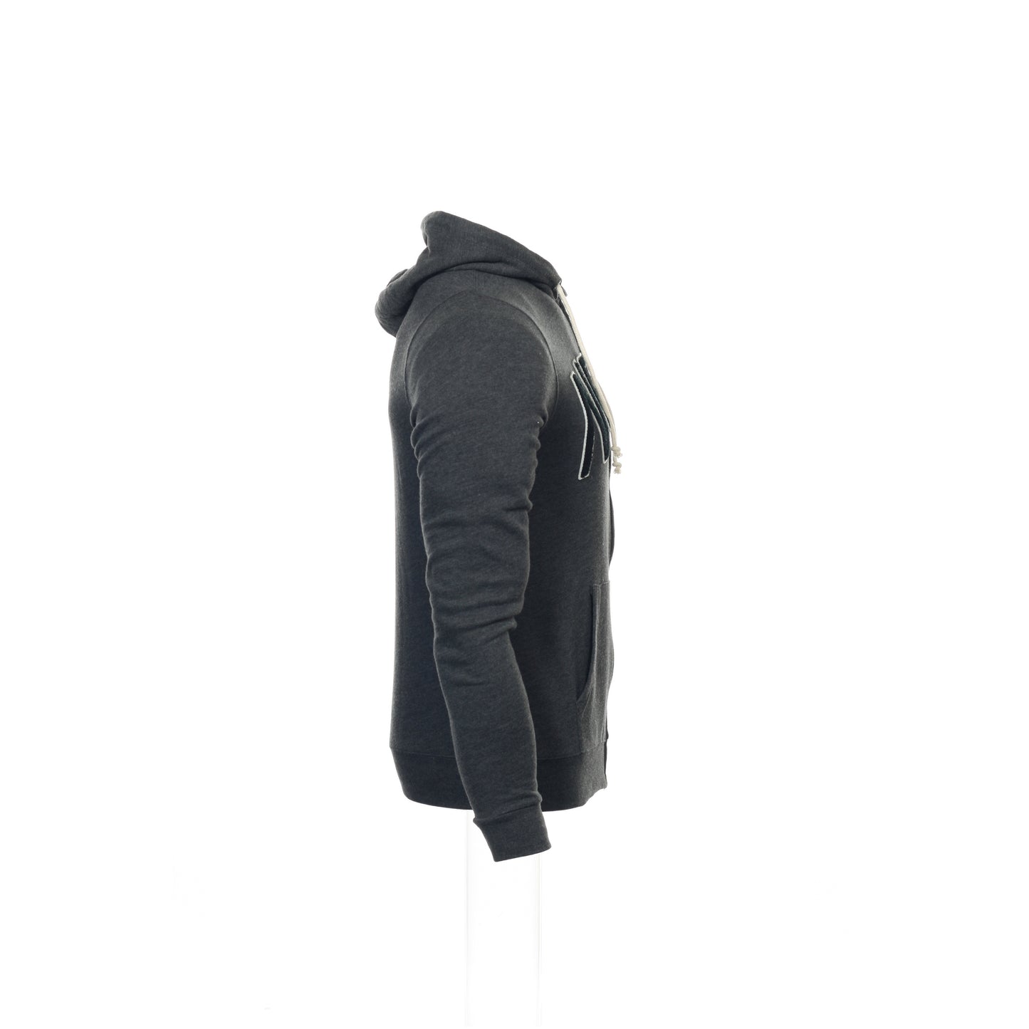 Junk Food Mens Gray Heather NBA Brooklyn Nets Full Zip Hoodie