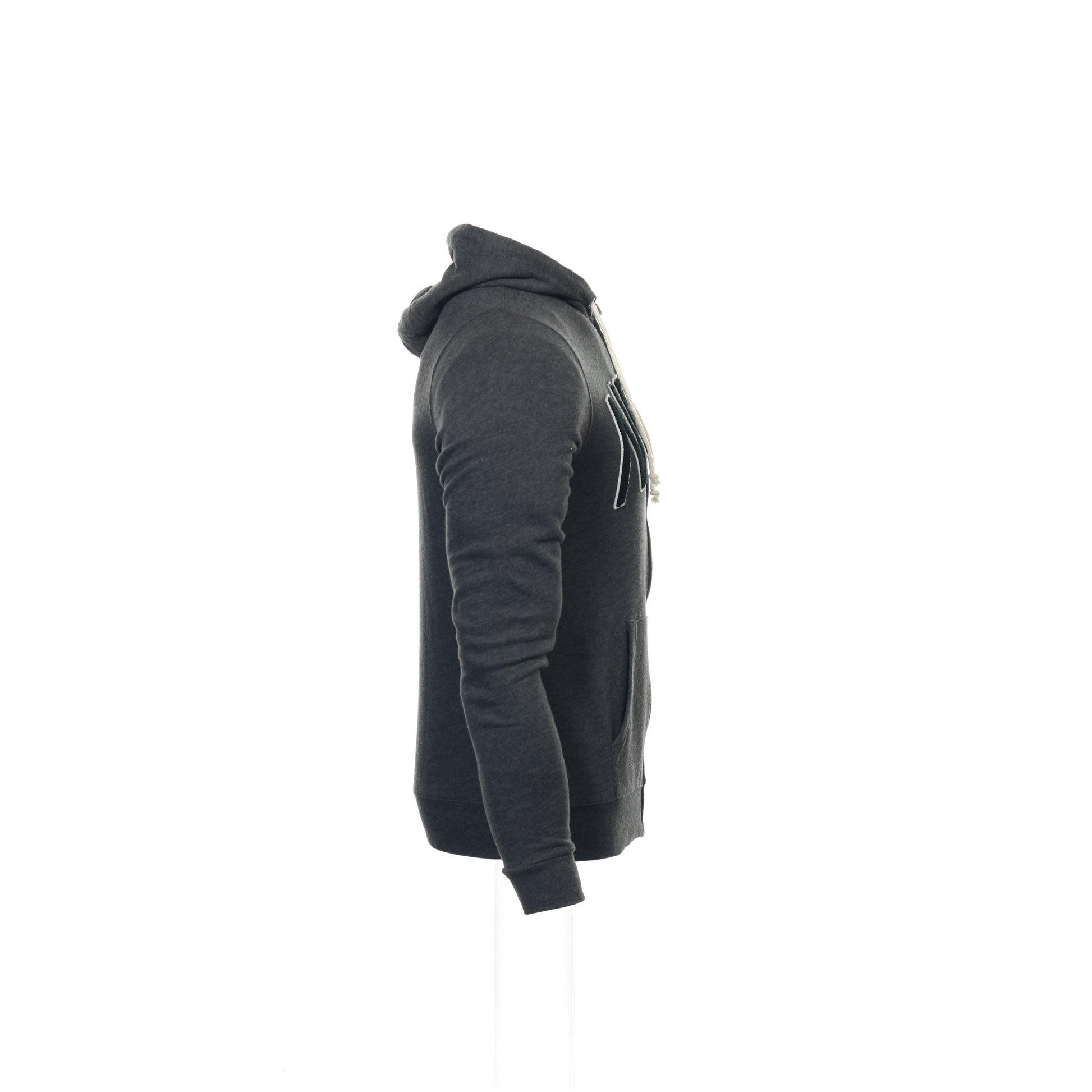 Junk Food Mens Gray Heather NBA Brooklyn Nets Full Zip Hoodie