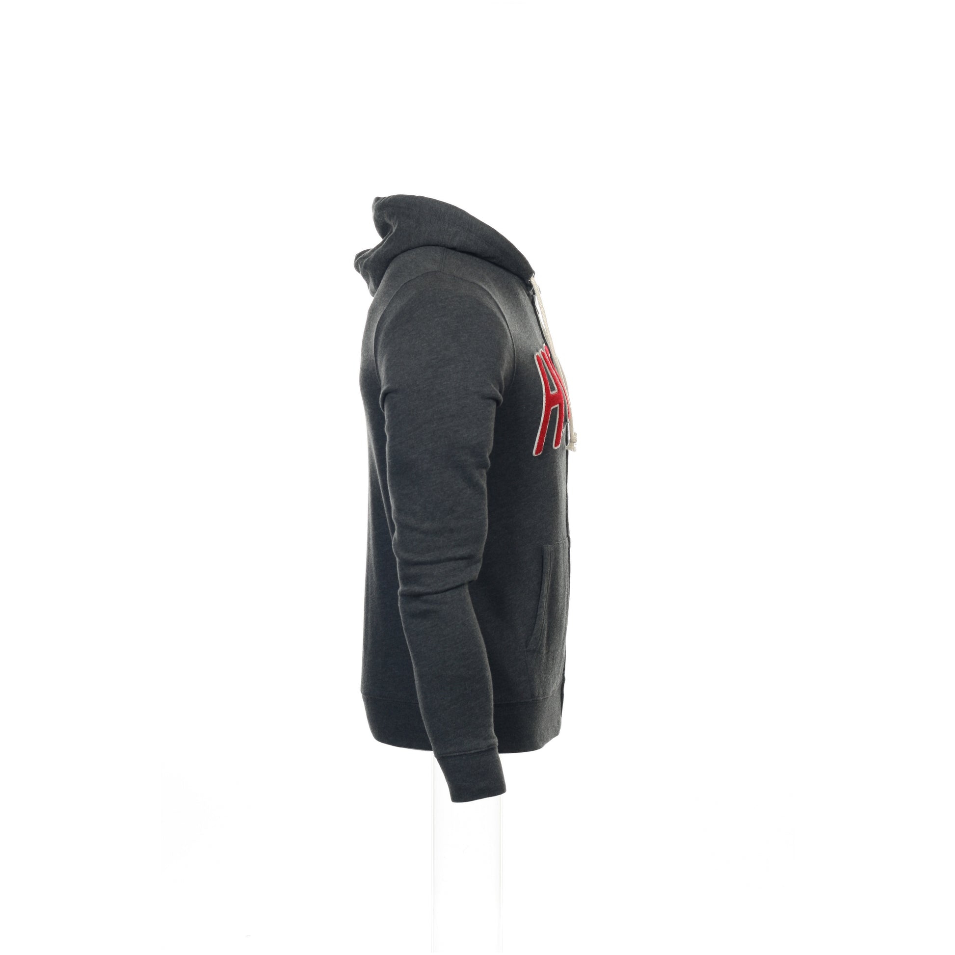 Junk Food Mens Gray Heather NBA Miami Heat Full Zip Hoodie Sweatshirt