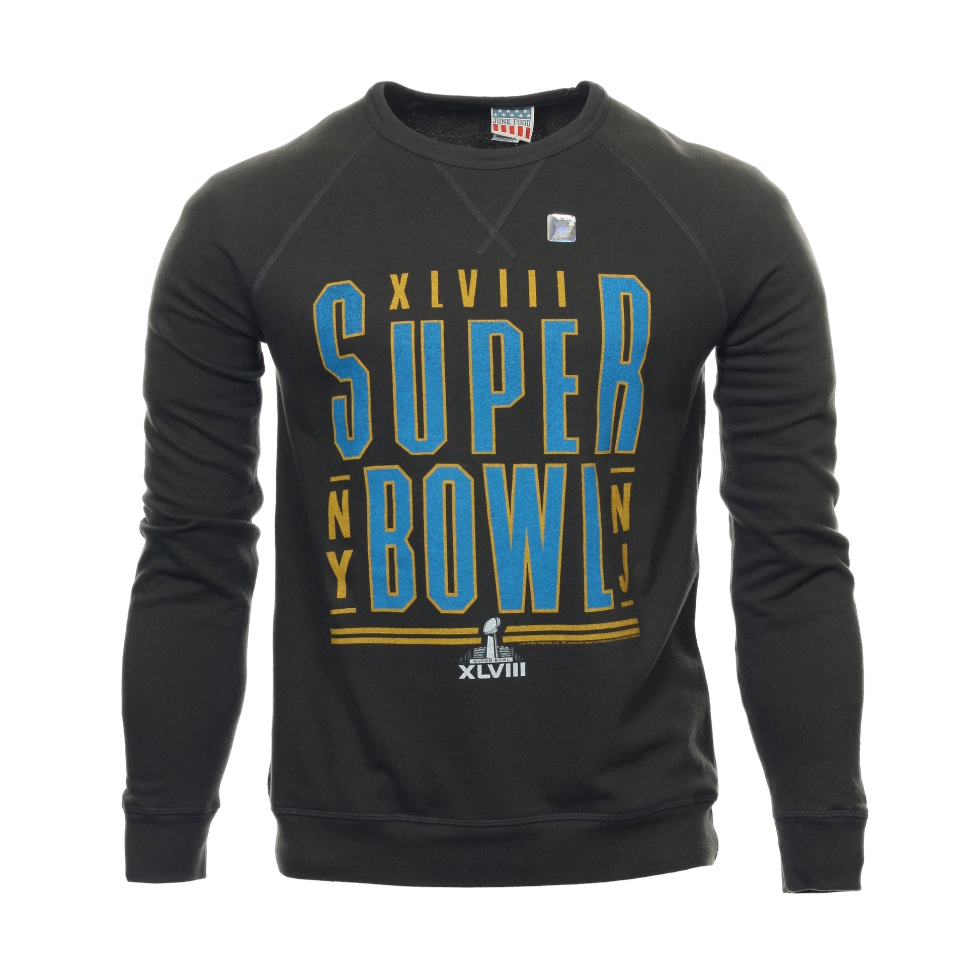 Junk Food Super Bowl XLVIII 48 Seattle Seahawks Denver Broncos Sweatshirt
