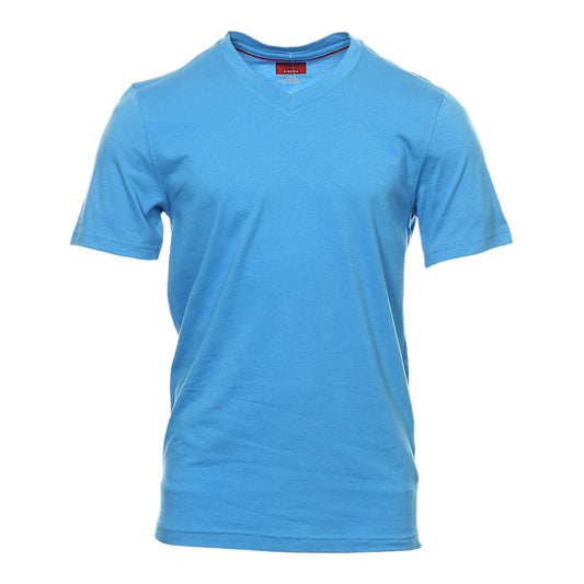 Alfani Red Men's Watercolor Slim Fit Cotton Blend Stretch V-Neck T-Shirt