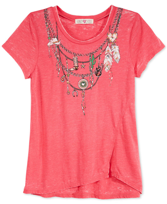 Kandy Kiss Girls Graphic-Print T-Shirt Tee Shirt