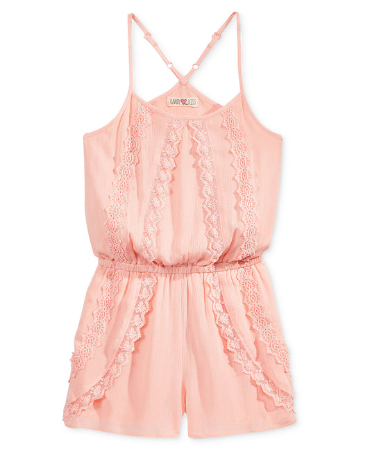 Kandy Kiss Girls Scalloped Romper