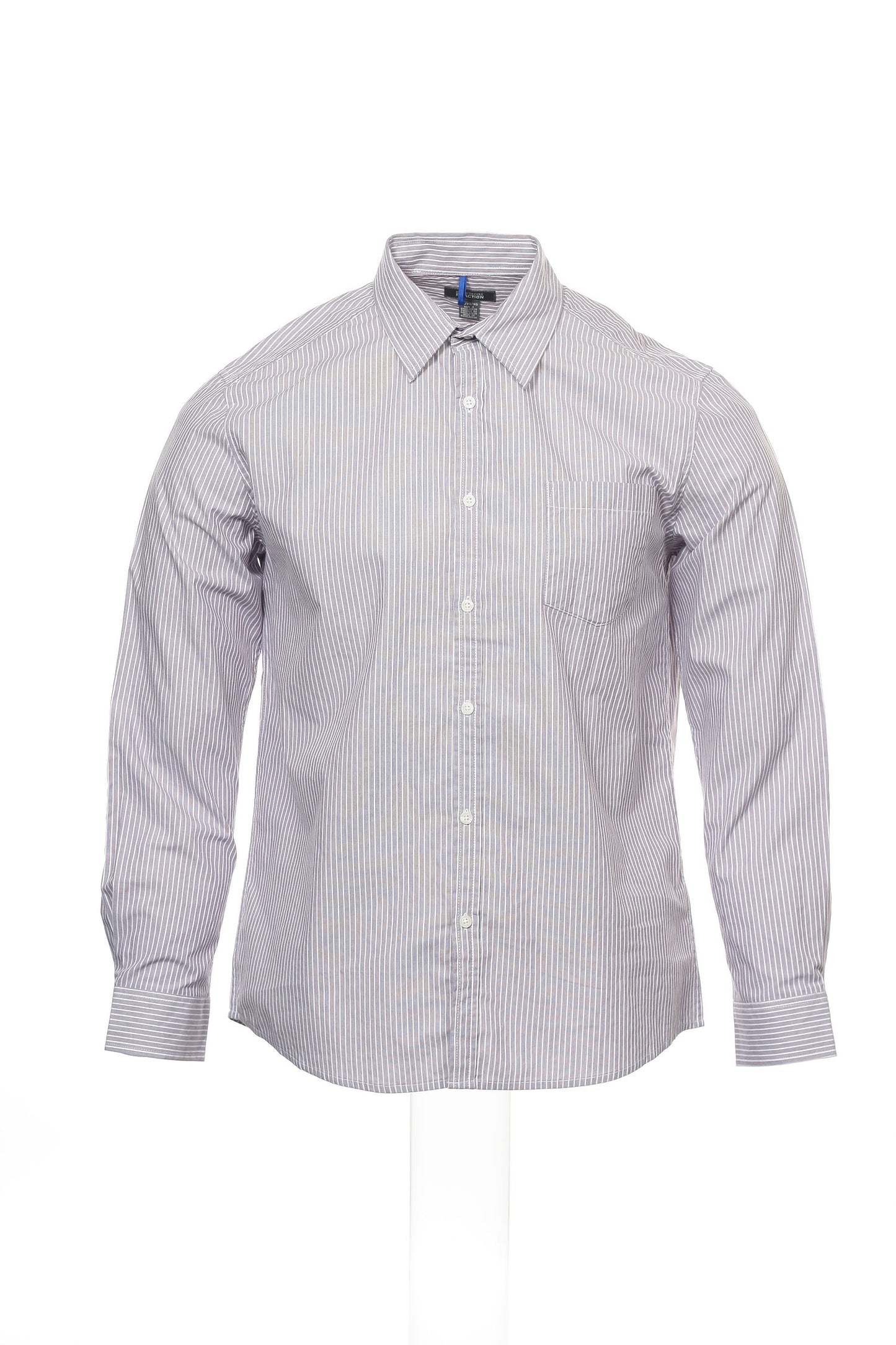 Kenneth Cole Reaction 'Stripes So Nice' Light Purple Striped Button Down Shirt