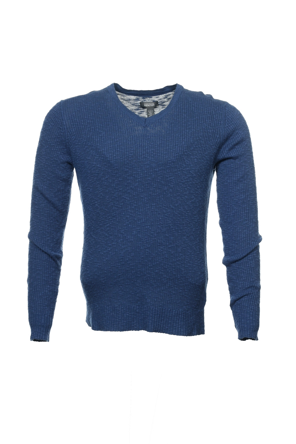 Kenneth Cole Reaction Men's Blue V-Neck Sweater