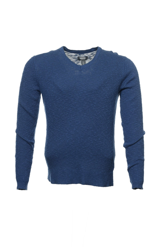 Kenneth Cole Reaction Men's Blue V-Neck Sweater