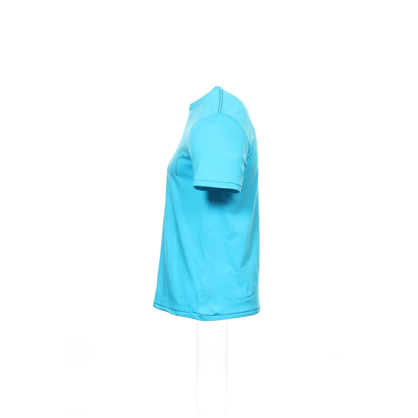 Kenneth Cole Reaction Mens Turquoise Cotton We Connect Crewneck T-Shirt