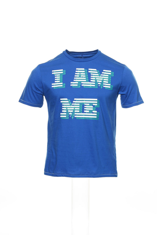Kenneth Cole Reaction ( I Am Me) Men's Blue Graphic T-Shirt