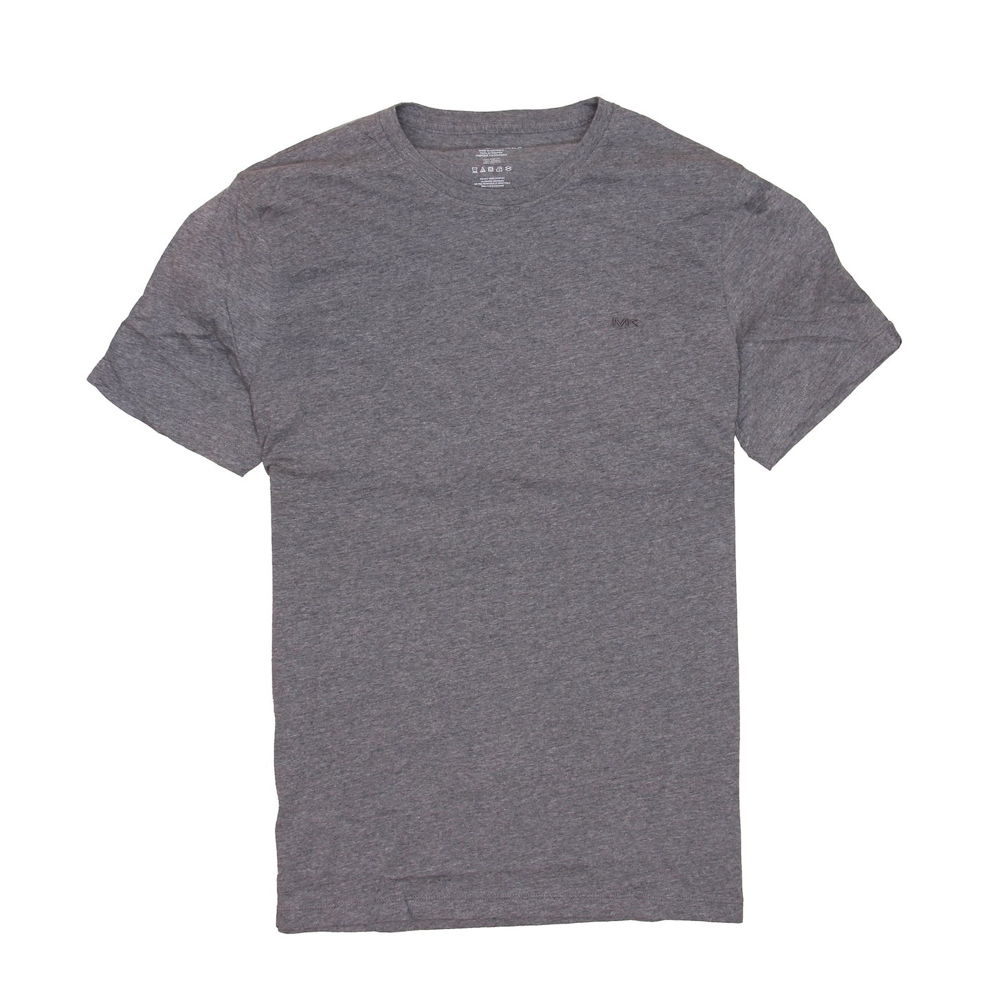Michael Kors Mens Gray Heather Short Sleeve Crew Neck Tee T-Shirt