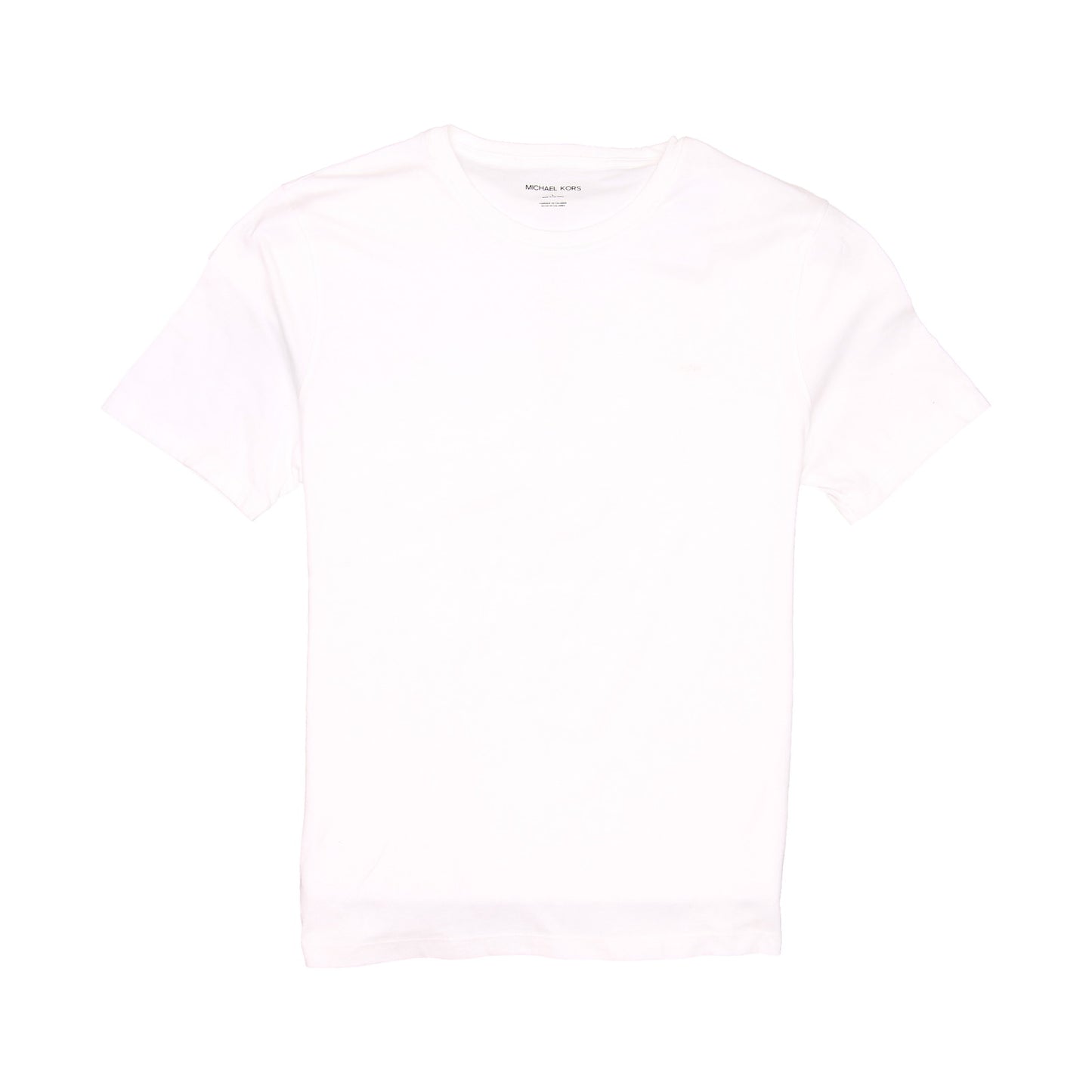 Michael Kors Men's White Short Sleeve Crew Neck Tee T-Shirt