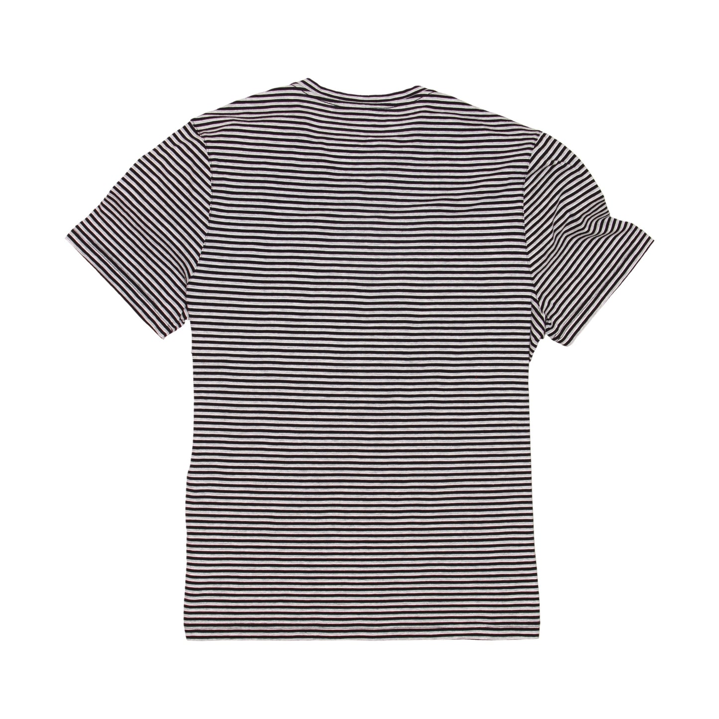Michael Kors Men's Black Striped Short Sleeve Crew Neck T-Shirt