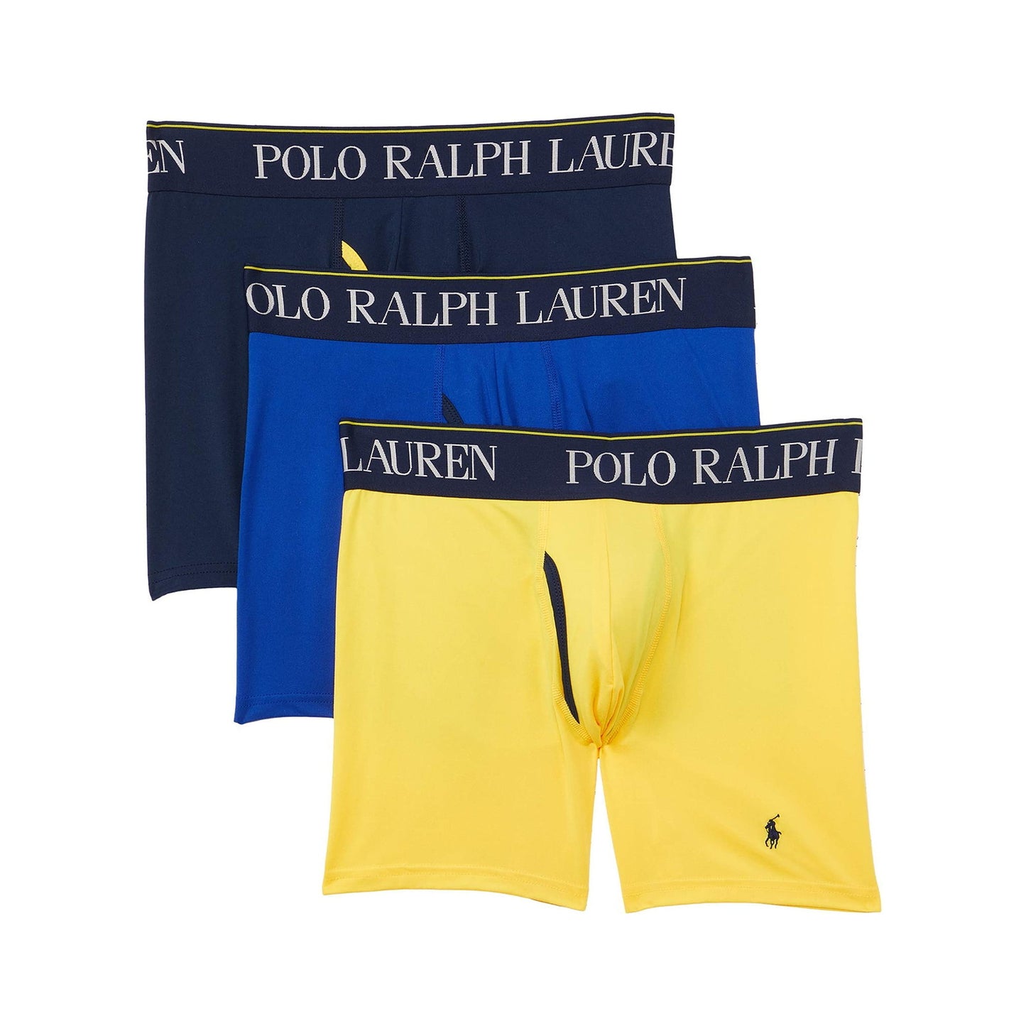 Polo Ralph Lauren 3-Pack Mens 4D-Flex Cooling Microfiber Boxer Briefs