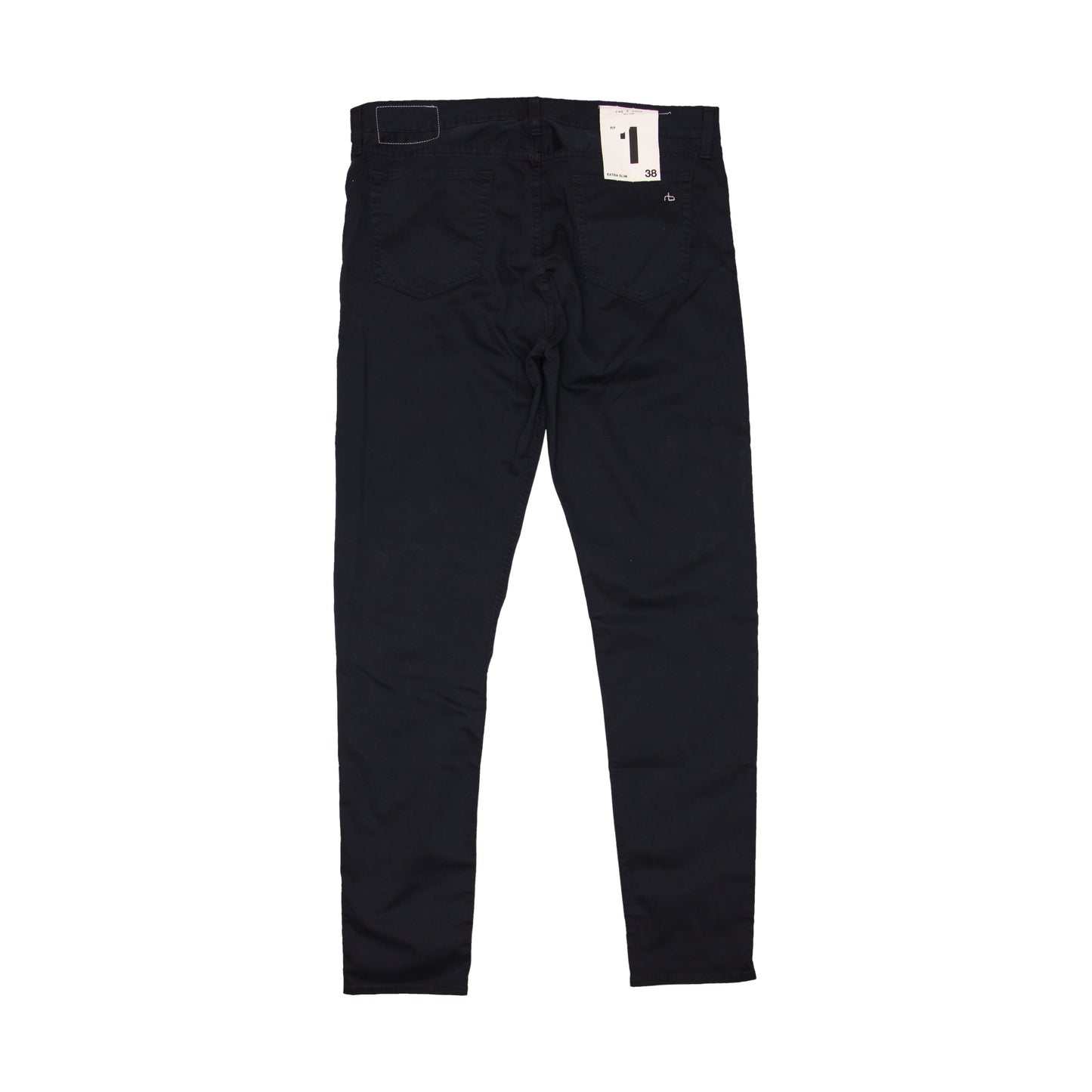 Rag & Bone FIT 1 Twill Skinny Fit Mens Navy Flat Front Pants