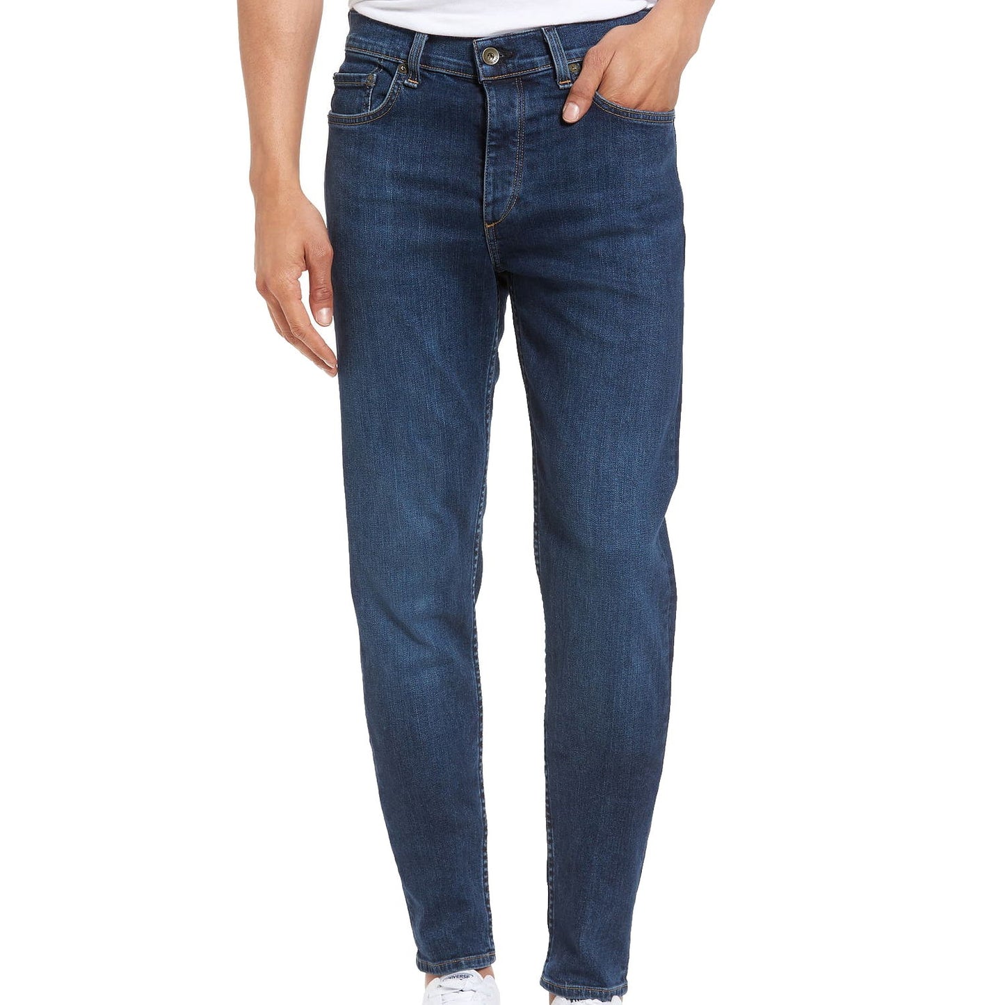 Rag & Bone 'DUKES FIT 1' Mens Blue Skinny Fit Jeans