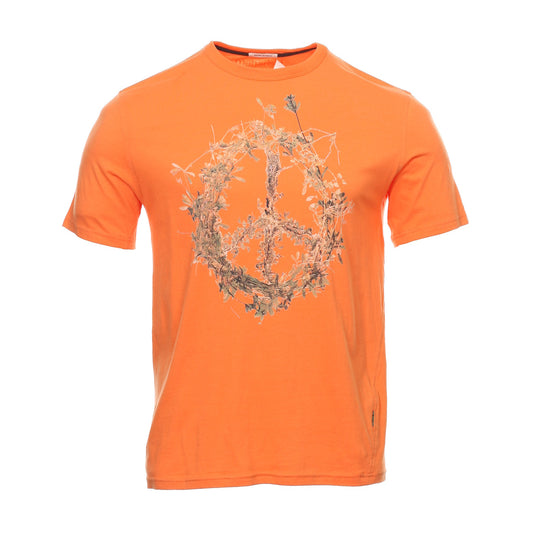 Maharishi Edible Pacifist Men's Orange Graphic Organic Cotton T-Shirt