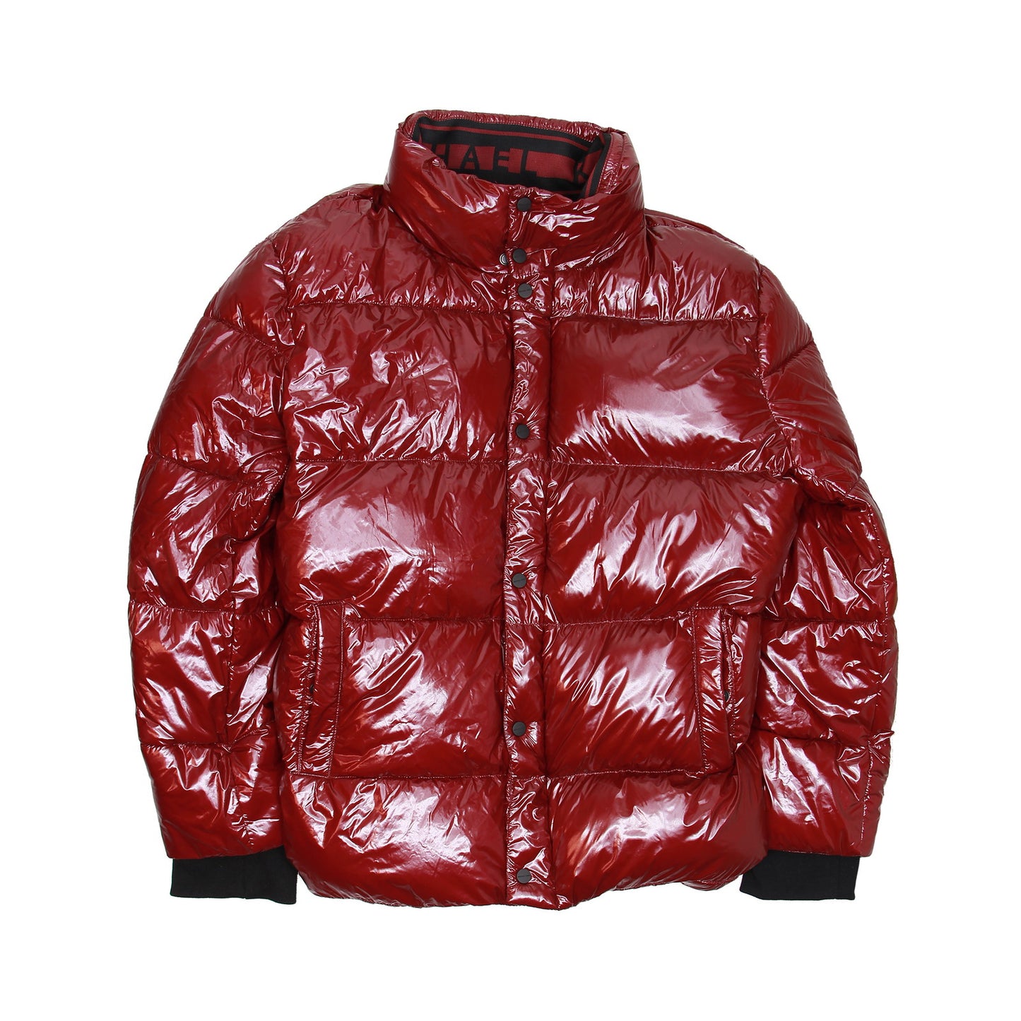 Michael Kors Men's Ruby Red Puffy Quilted Insulated Puffer Jacket