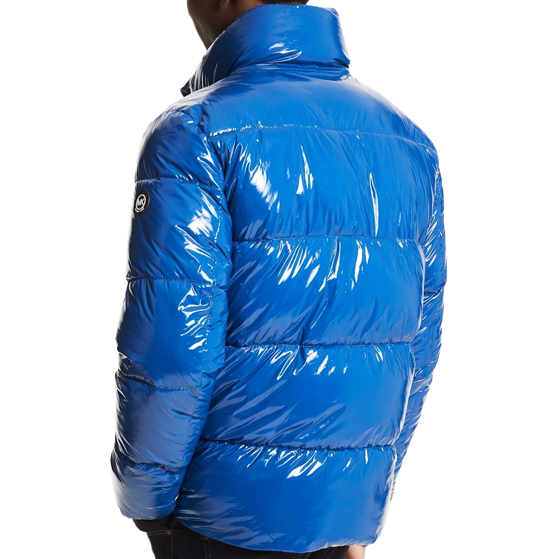 Michael Kors Men's True Blue Puffy Quilted Insulated Puffer Jacket