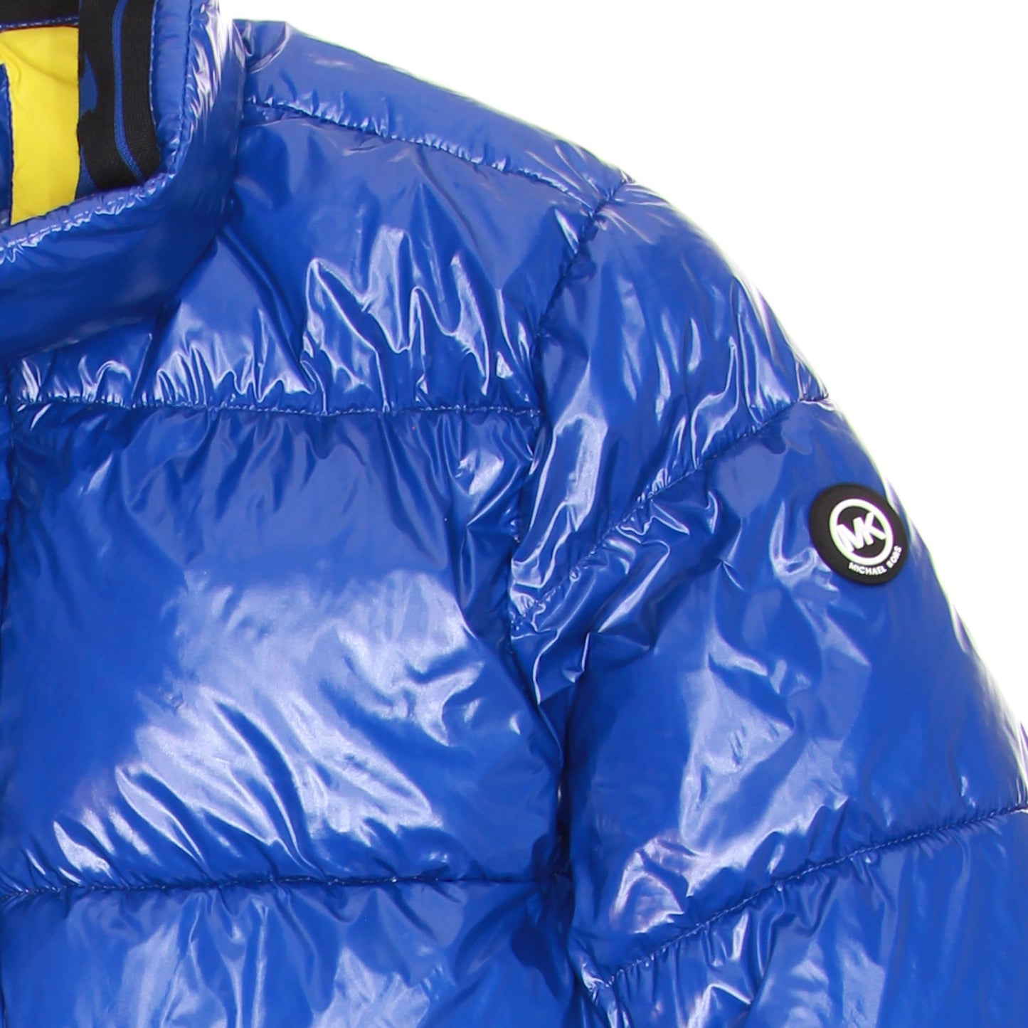 Michael Kors Men's True Blue Puffy Quilted Insulated Puffer Jacket